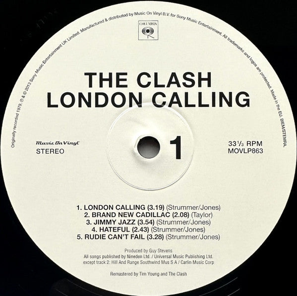 The Clash : London Calling (2xLP, Album, RE, RM, 180)