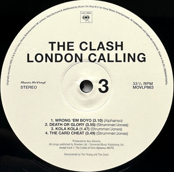 The Clash : London Calling (2xLP, Album, RE, RM, 180)