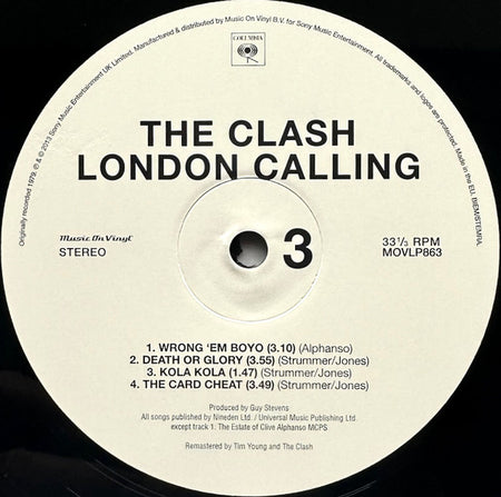 The Clash : London Calling (2xLP, Album, RE, RM, 180)