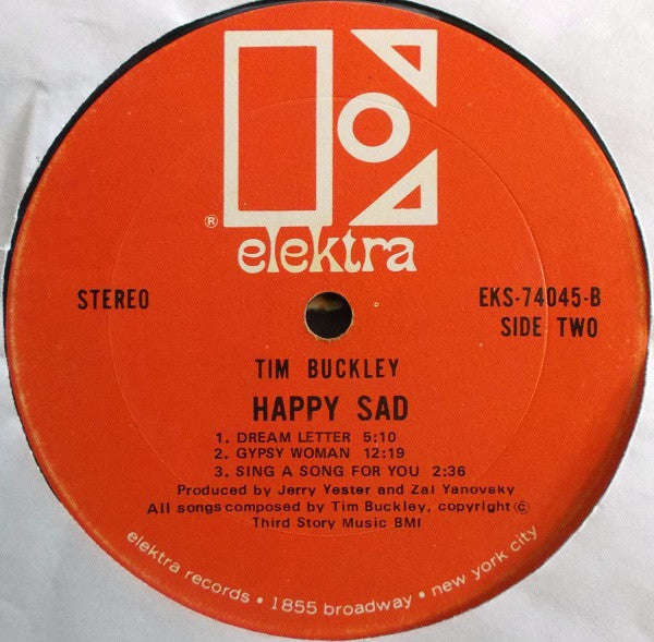 Tim Buckley : Happy Sad (LP, Album, RP, Ter)