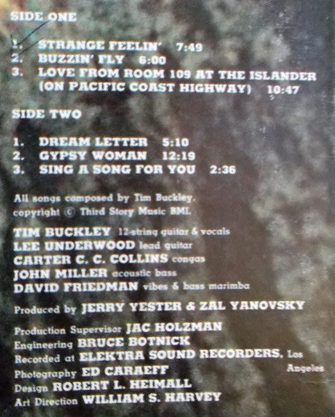 Tim Buckley : Happy Sad (LP, Album, RP, Ter)