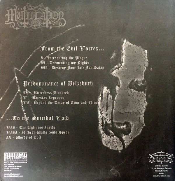Mütiilation : Majestas Leprosus (LP, Album, Ltd, RE)