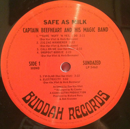 Captain Beefheart And His Magic Band* : Safe As Milk (LP, Album, Mono, RE)