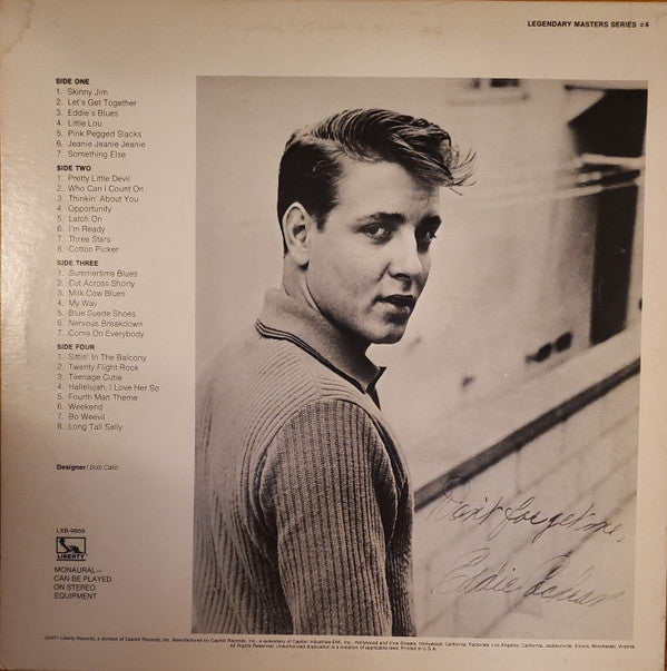 Eddie Cochran : Eddie Cochran (2xLP, Comp, Mono, RE, Jac)