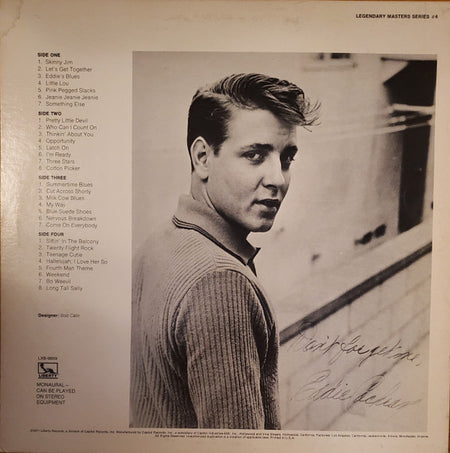 Eddie Cochran : Eddie Cochran (2xLP, Comp, Mono, RE, Jac)