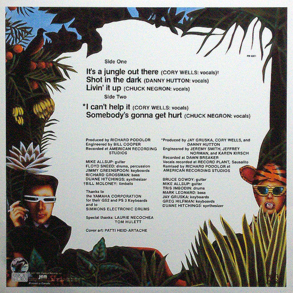 Three Dog Night : It's A Jungle (LP, Album, Hub)
