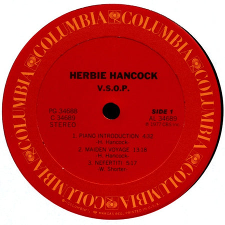 Herbie Hancock : V.S.O.P. (2xLP, Album, Ter)