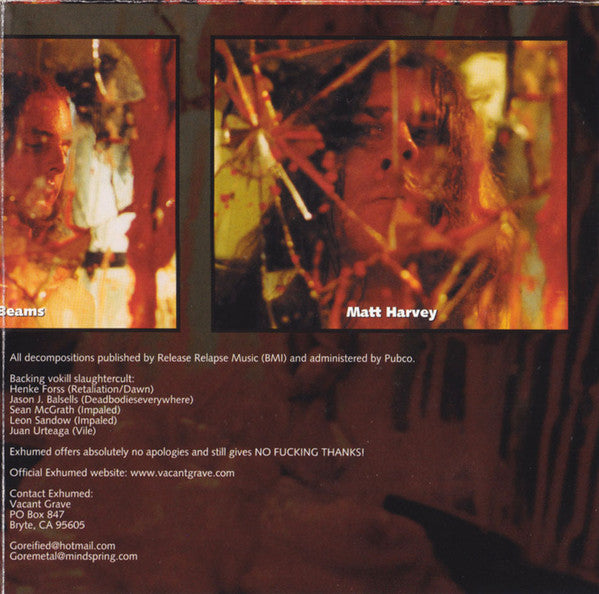 Exhumed : Slaughtercult (CD, Album)