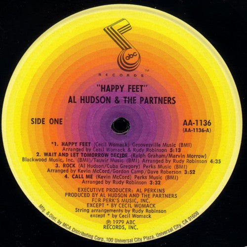 Al Hudson & The Partners : Happy Feet (LP, Album, Glo)