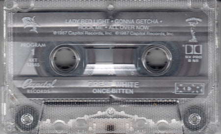 Great White : Once Bitten (Cass, Album, Dol)