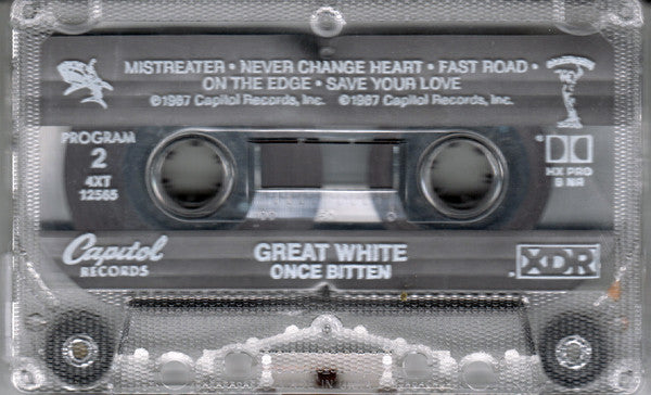 Great White : Once Bitten (Cass, Album, Dol)