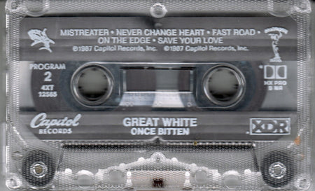Great White : Once Bitten (Cass, Album, Dol)