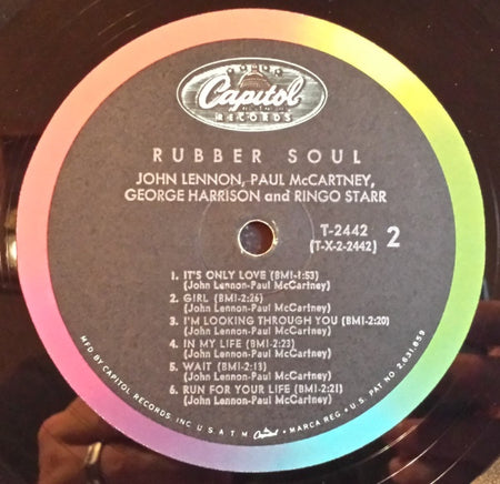 The Beatles : Rubber Soul (LP, Album, Mono, Pin)