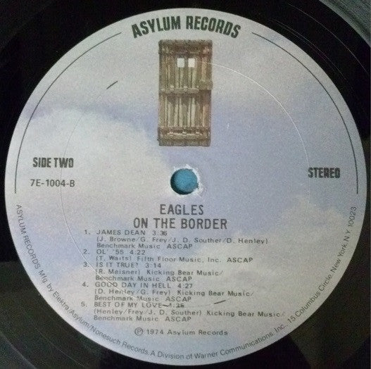 Eagles : On The Border (LP, Album, RP, San)