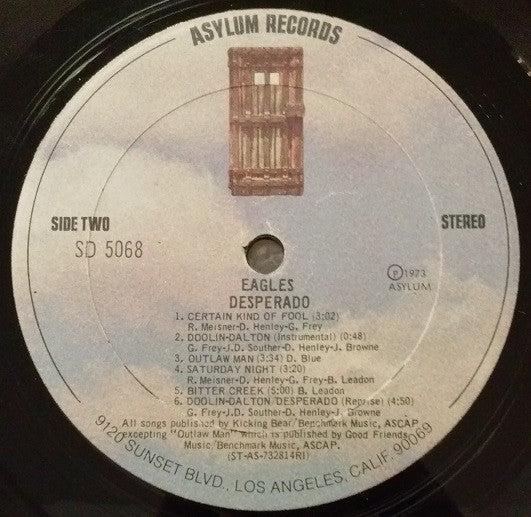 Eagles : Desperado (LP, Album, RE, RI )