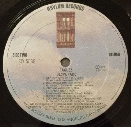 Eagles : Desperado (LP, Album, RE, RI )