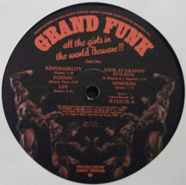 Grand Funk* : All The Girls In The World Beware!!! (LP, Album, Club)
