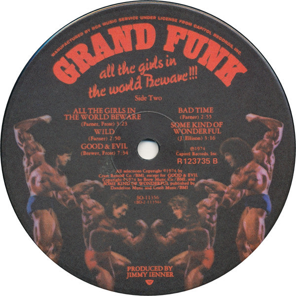 Grand Funk* : All The Girls In The World Beware!!! (LP, Album, Club)