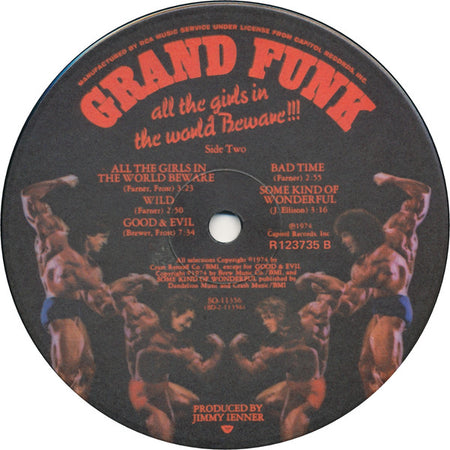 Grand Funk* : All The Girls In The World Beware!!! (LP, Album, Club)