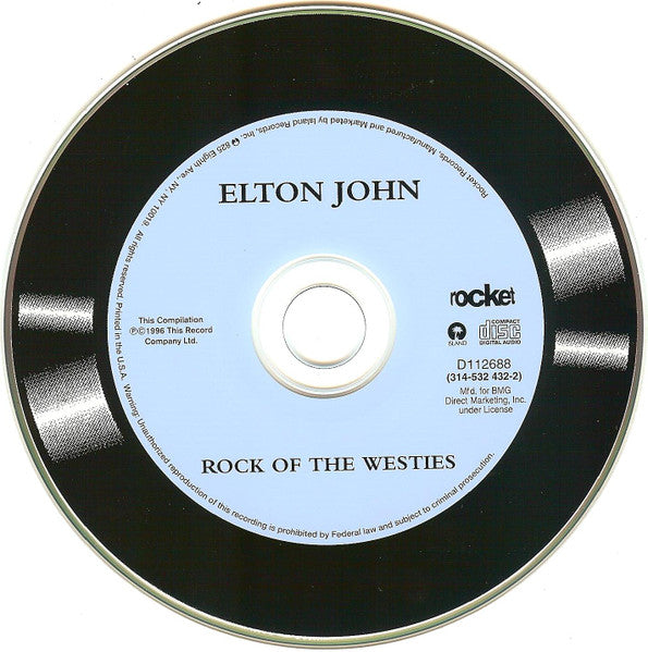 Elton John : Rock Of The Westies (CD, Album, Club, RE, RM, PMD)