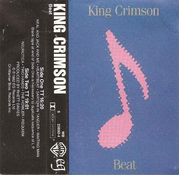 King Crimson : Beat (Cass, Album)