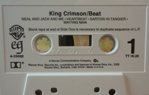 King Crimson : Beat (Cass, Album)