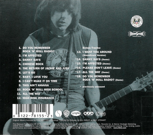 Ramones : End Of The Century (CD, Album, RE, RM, RP, Cin)
