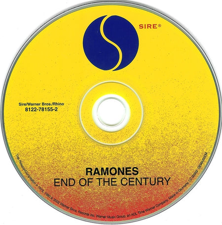 Ramones : End Of The Century (CD, Album, RE, RM, RP, Cin)