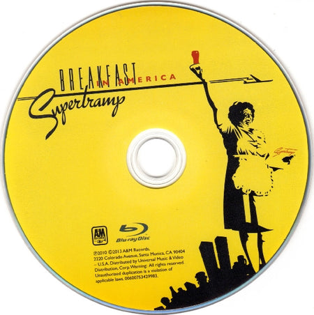 Supertramp : Breakfast In America (Blu-ray, Blu-ray-A, Album, RE)