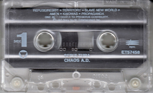Sepultura : Chaos A.D. (Cass, Album)