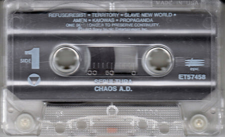 Sepultura : Chaos A.D. (Cass, Album)