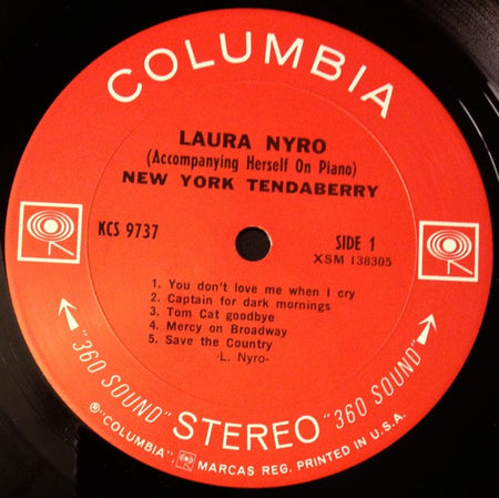 Laura Nyro : New York Tendaberry (LP, Album)
