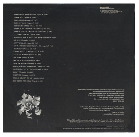 Billie Holiday : The Billie Holiday Story (2xLP, Comp, RE, RP)