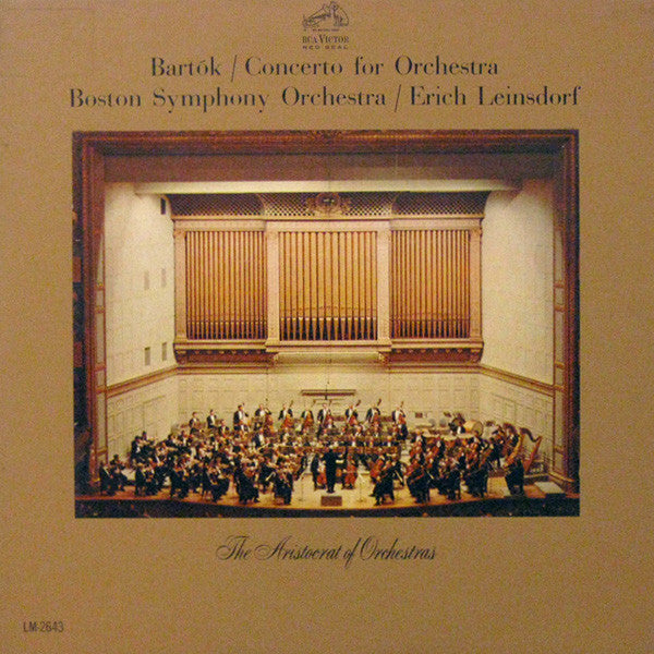 Bartók* / Boston Symphony Orchestra / Erich Leinsdorf : Concerto For Orchestra (LP, Mono)