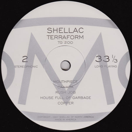 Shellac : Terraform (LP, Album, RE)
