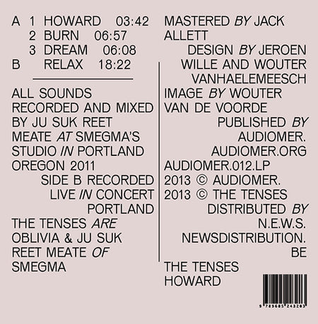 The Tenses : Howard (LP, Album, Ltd)