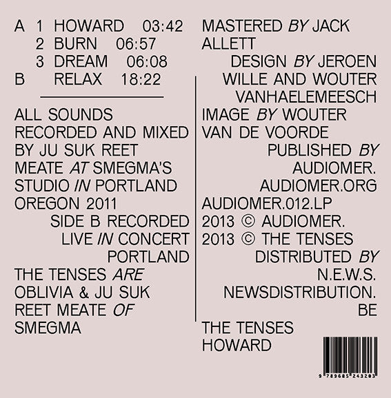 The Tenses : Howard (LP, Album, Ltd)