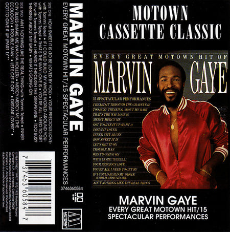 Marvin Gaye : Every Great Motown Hit / 15 Spectacular Performances (Cass, Comp, 35,)