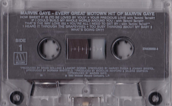 Marvin Gaye : Every Great Motown Hit / 15 Spectacular Performances (Cass, Comp, 35,)