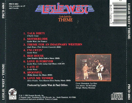 Leslie West : Theme (CD, Album)