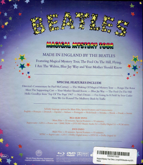 The Beatles : Magical Mystery Tour (Box, Dlx, Col + 2x7", EP, Mono, RE, RM + Blu-ray, )
