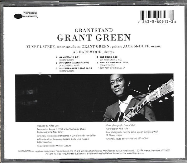 Grant Green : Grantstand (CD, Album, RE, RM)