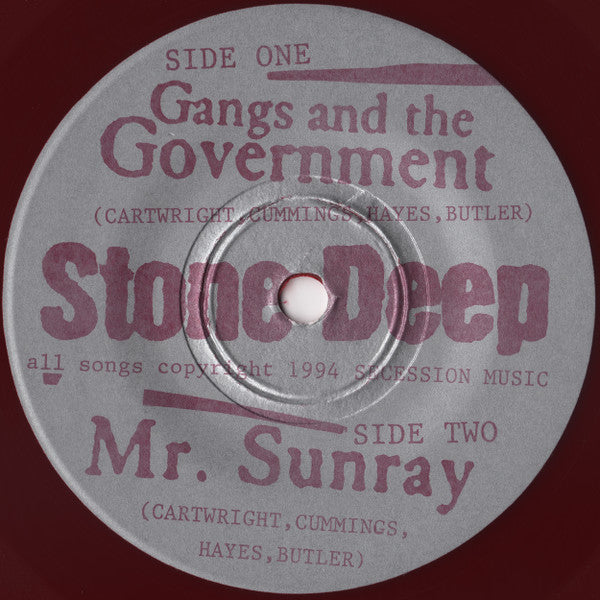 Stone Deep : Gangs And The Gov't / Mr. Sunray (7", Single, Mar)