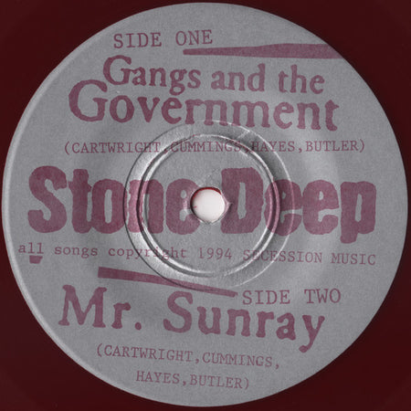 Stone Deep : Gangs And The Gov't / Mr. Sunray (7", Single, Mar)