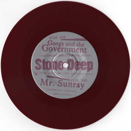 Stone Deep : Gangs And The Gov't / Mr. Sunray (7", Single, Mar)
