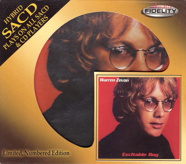 Warren Zevon : Excitable Boy (SACD, Hybrid, Album, Ltd, Num, RE, RM)