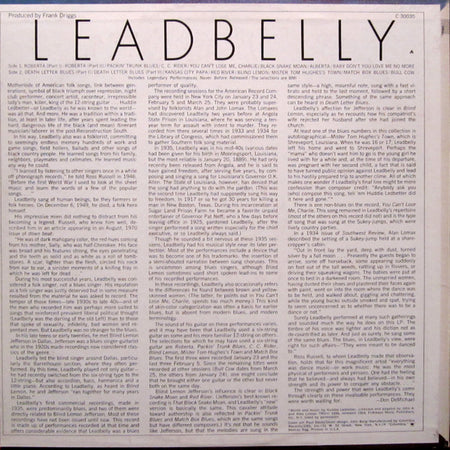 Leadbelly : Leadbelly (LP, Comp, Mono, Ter)