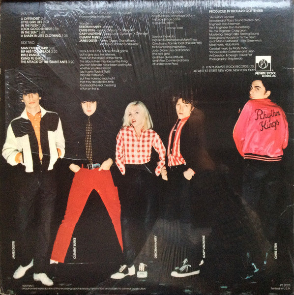 Blondie : Blondie (LP, Album, Ter)