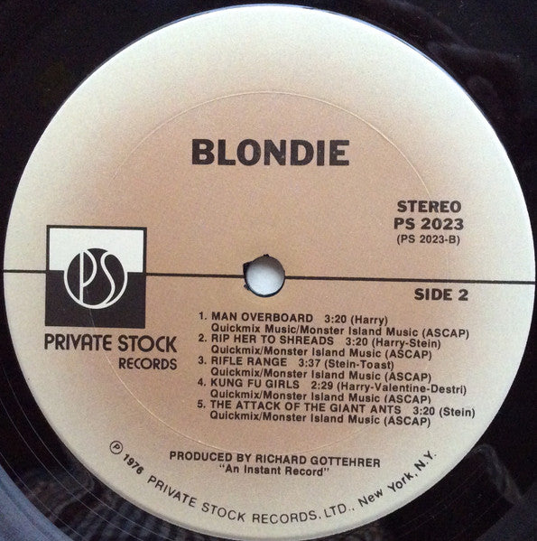 Blondie : Blondie (LP, Album, Ter)