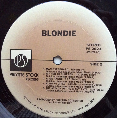Blondie : Blondie (LP, Album, Ter)